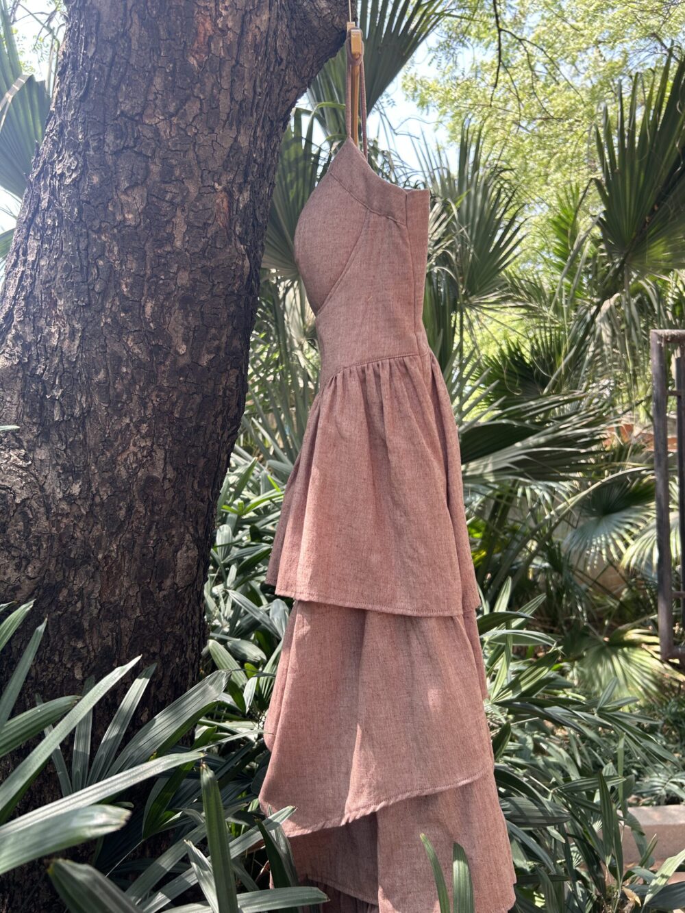 RUFFLED LATTE DRESS - Image 3