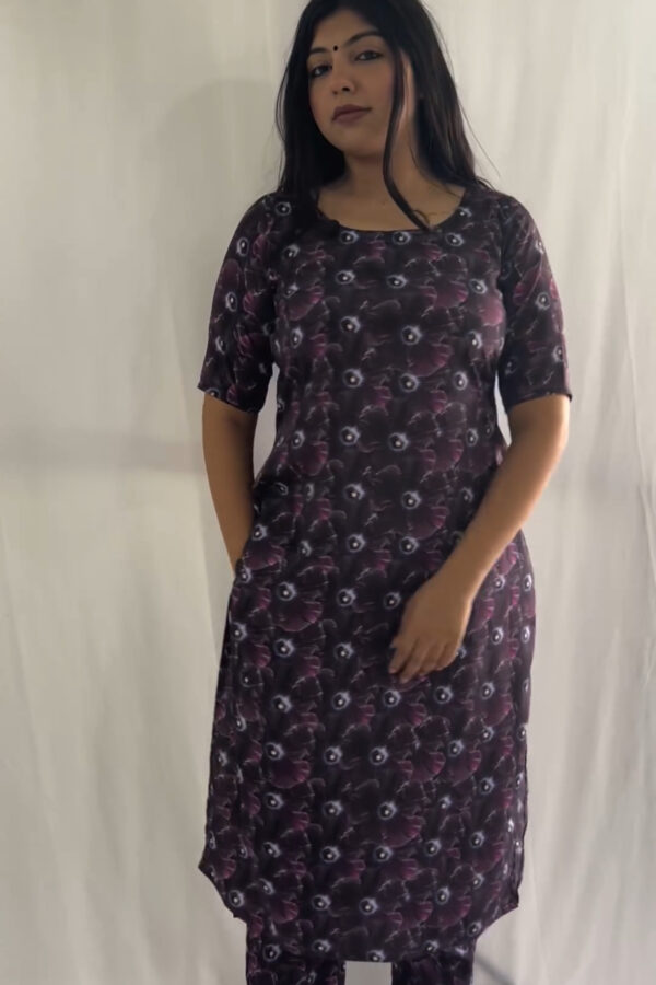 BLACKBERRY KURTA PANT SET